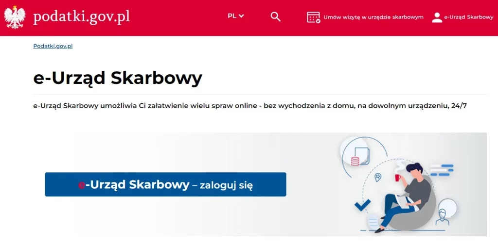 Widok strony głównej